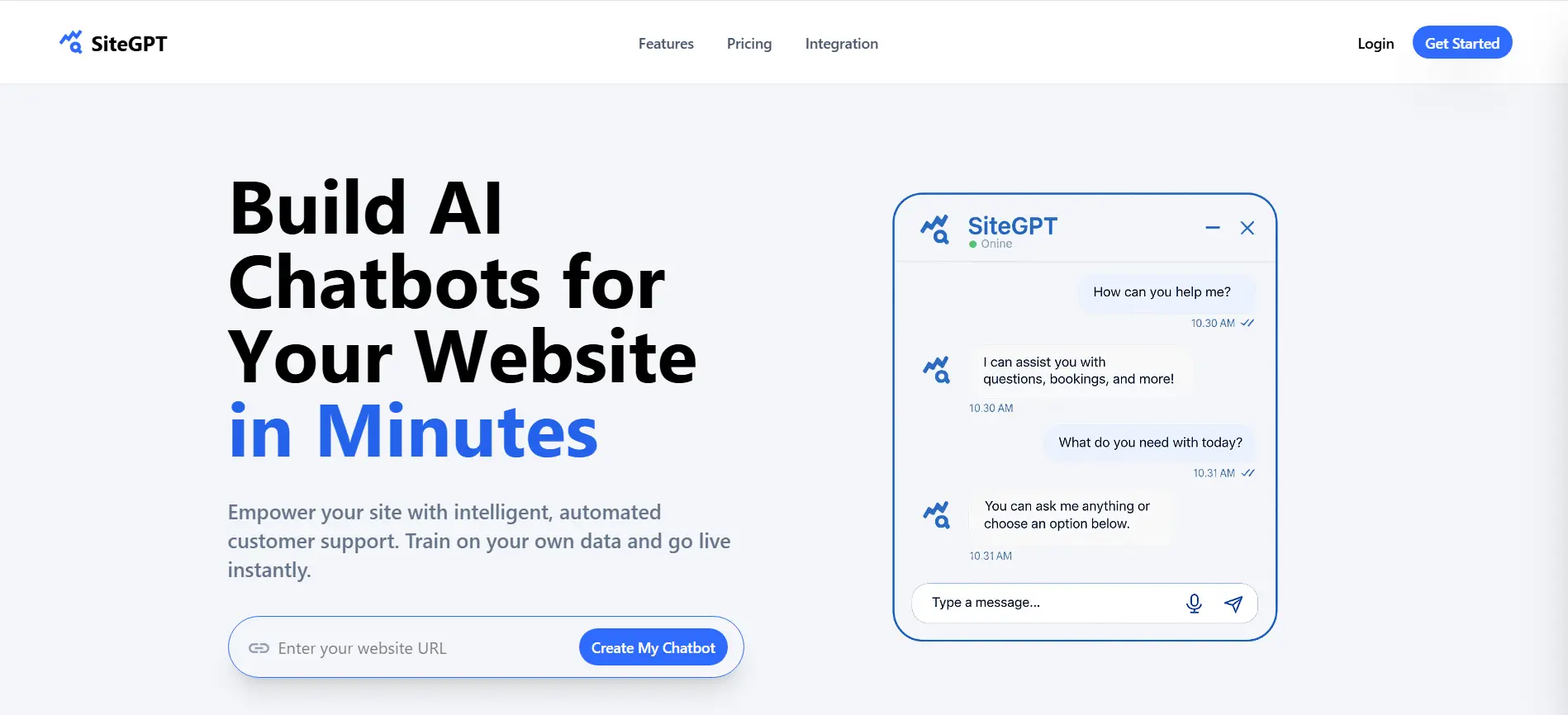 SiteGPT Clone — Laravel Boilerplate